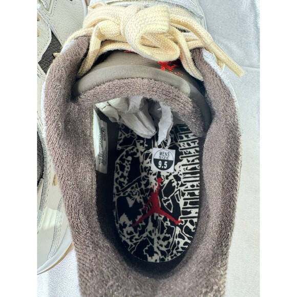 Travis Scott x Jordan Jumpman Jack TR Sail Light Umber Men’s 9.5 Shoes Mocha - Picture 4 of 16